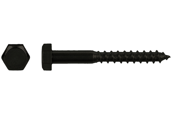 Perno roscado para madera DELTACOLL Negro