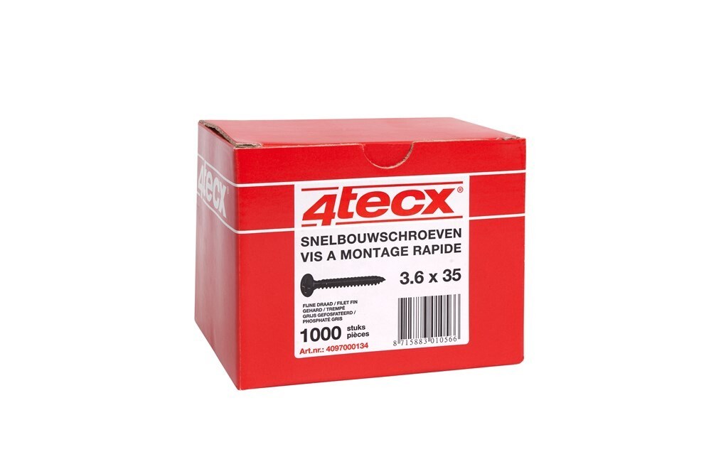 Tornillos 4Tecx Drywall