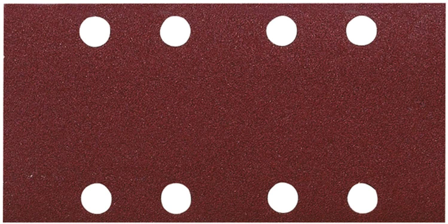 Hoja de lija 166 x 80 mm velcro rojo Hoja de lija 166 x 80 mm velcro rojo