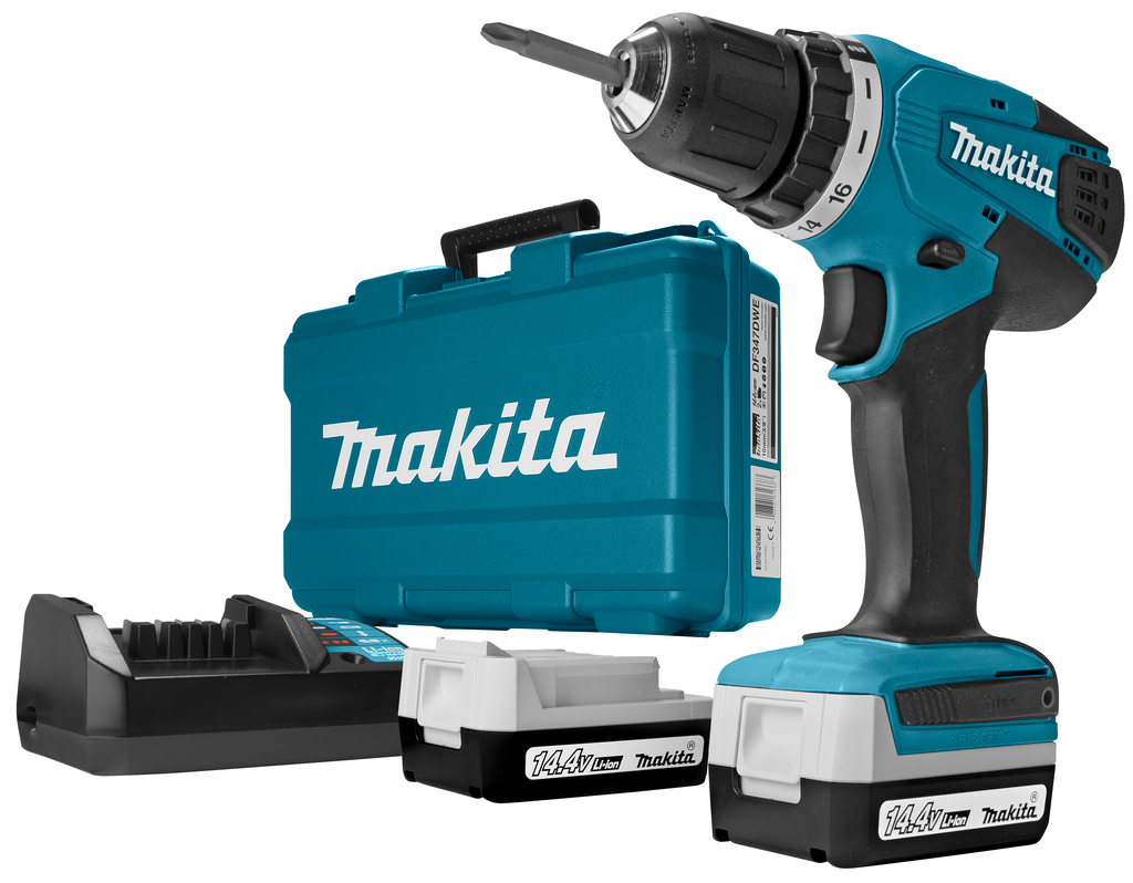 Makita DF347- Taladro/atornillador 14,4 V