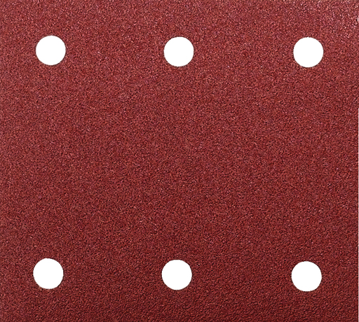 Hoja de lija 114 x 102 mm velcro rojo Hoja de lija 114 x 102 mm velcro rojo