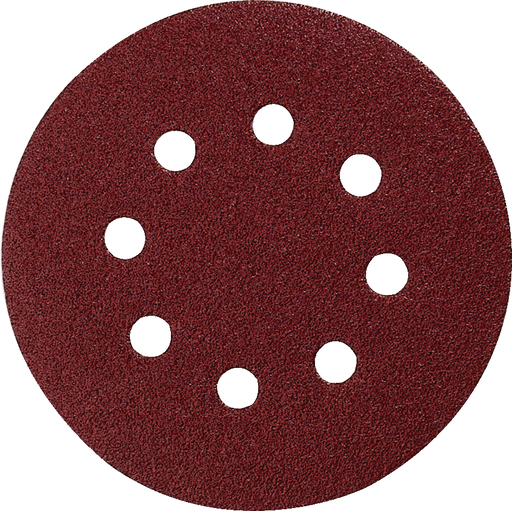 Disco lijador 125 mm velcro rojo Disco lijador 125 mm velcro rojo