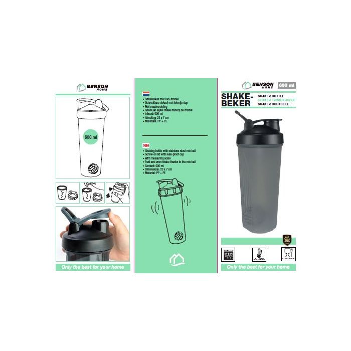 014076 Vaso agitador 600 ml