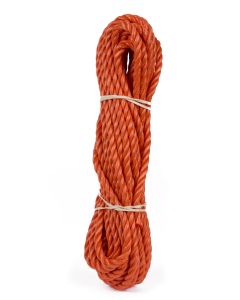000558 Cuerda 6 mm x 10 mtr hilo naranja