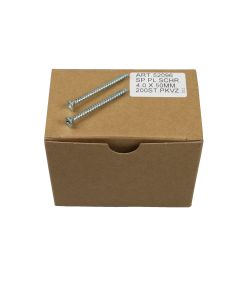 001067 Tornillo para aglomerado 4,0 x 50 mm