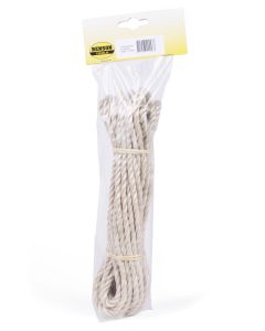 002519 Cuerda 6 mm x 10 mtr cordón beige