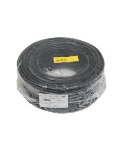 002631 Honeywell Cable de alimentación redondo 2 x 0,75 100 mtr negro