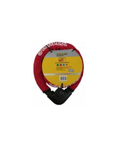 003796 Cerradura blindada 555 22 x 1000 mm rojo