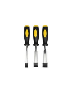 004004 Juego de cinceles para madera 3 piezas pro grip