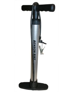 004876 Bomba de bicicleta classic plata