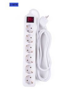 005144 Enchufe 6 gangs + RA + interruptor 3 mtr