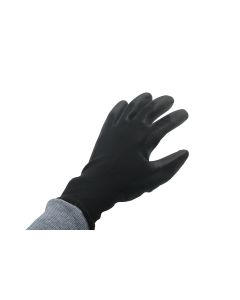 006085 Guante de trabajo PU flex nylon negro talla 9 (L)