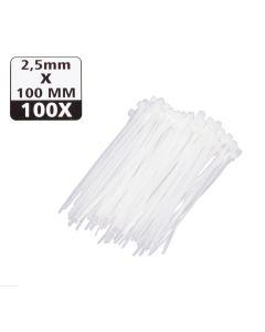 2006659 Tirantes .5 x 100 mm 100 unidades blanco