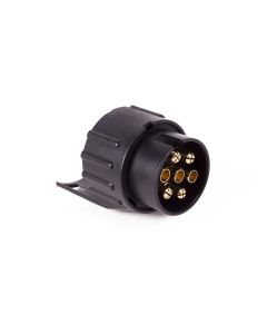 008130 Adaptador contra 7 a 13 polos corto