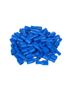 009540 Terminal de cable 50 uds hembra plano iso 2.5=>6.3 azul