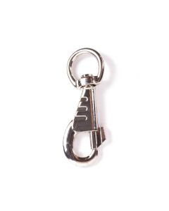 009846 Gancho mosquetón 8,5 cm plata