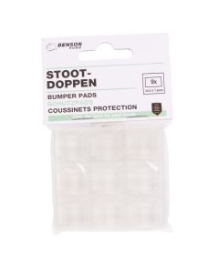 010195 Tapones 9 piezas transparente 20,6 x 20,6 x 7,6 mm