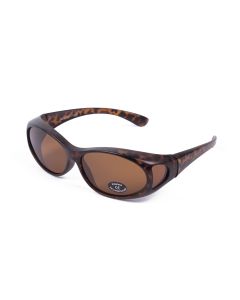 010380 Gafas de sol convertibles demi marrón