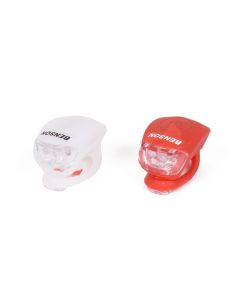 2 010453 Lámpara bicicleta LED dlg silicona
