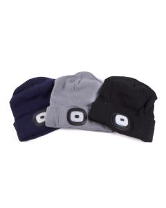 010738 Gorro con pantalla LED