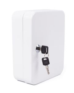 010943 Armario para llaves 20 ganchos blanco