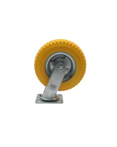 010952 Rueda giratoria + neumático PU 8" 2.50-4"