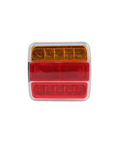 011389 Luz trasera remolque cuadrada 18 led