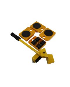 011923 Juego de rodillos para muebles con palanca 5 piezas