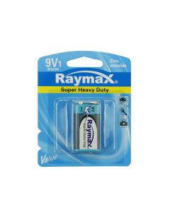 012004 Batería Raymax 9V 6F22p zinc