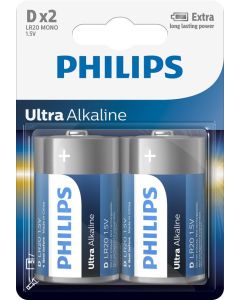 2 012339 Philips ultra alcalina LR20 D dlg