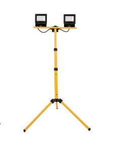 012544 Faro de trabajo LED 2 x 20W + soporte telescópico 1,5 mtr