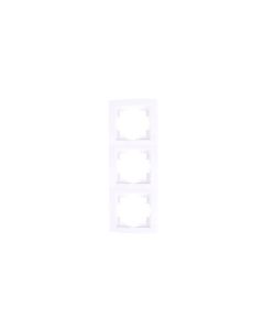 013423 Marco de 3 ganchos blanco