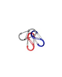 013668 Juego de mosquetones doble 3 piezas 3 x 50 mm