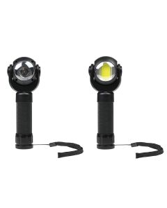 013736 Linterna LED + cabeza giratoria + COB alu