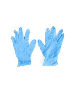 013918 Guante de trabajo nitrilo azul talla L