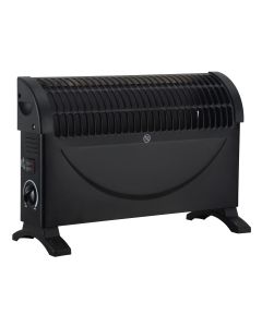 014013 Convector 750-1500 W pequeño negro