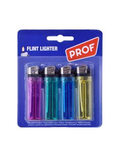 014063 Encendedor desechable tarjeta 4 piezas