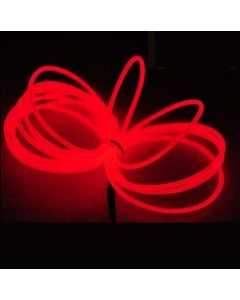014080 Cable de luz de neón flexible rojo 3 mtr
