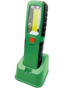 014144 Lámpara de mano COB + luz UV + estación de acoplamiento