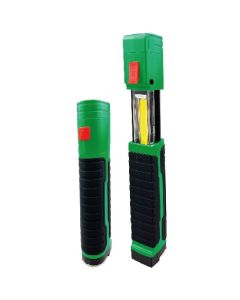 014145 Lámpara de paseo COB telescópica recargable