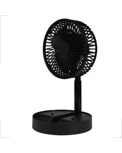 014539 Ventilador plegable y recargable negro