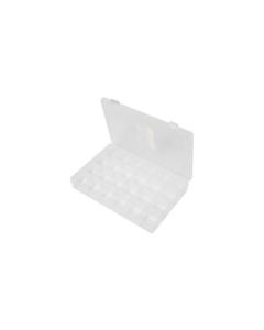 015141 Caja de almacenamiento de 24 compartimentos 27 x 17,7 x 4,5 cm