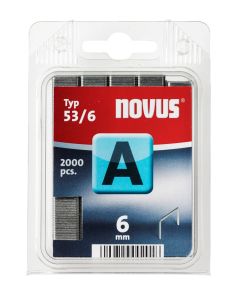 NOVUS Grapas finas A 53/6mm, 2000 unid.