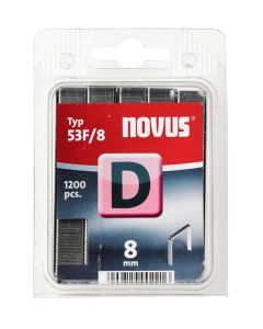 NOVUS Grapas planas D 53F/8mm, 1200 unid.