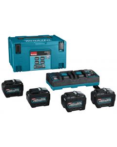 Makita 1910A8-3 Kit de inicio XGT DC40RB/4xBL4080F