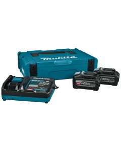 Makita 1911B9-4 Kit de inicio XGT DC40RA / 2x BL4040F