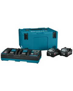 Makita 1911D8-0 Kit de inicio XGT DC40RB / 2x BL4040F