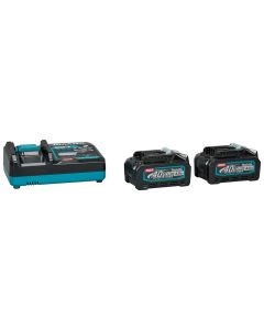 Makita 191L77-9 Kit de inicio XGT DC40RA/2xBL4040