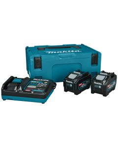 Makita 191V35-5 XGT Kit de inicio DC40RA / 2x BL4050F