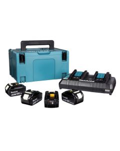Makita 197626-8 Kit de inicio LXT DC18RD + 4x BL1850B